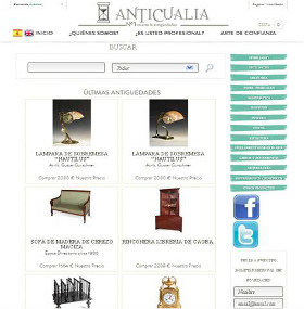 Los anticuarios españoles lanzan www.anticualia.com