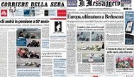 La prensa italiana entra en números rojos