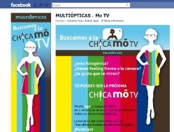Campaña ejemplar de Multiópticas en Facebook