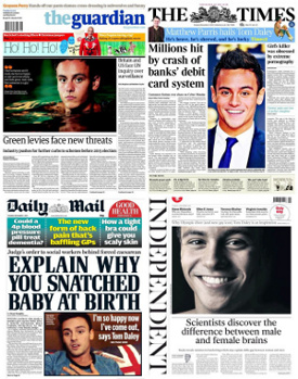 La lectura de periódicos se desploma en el Reino Unido